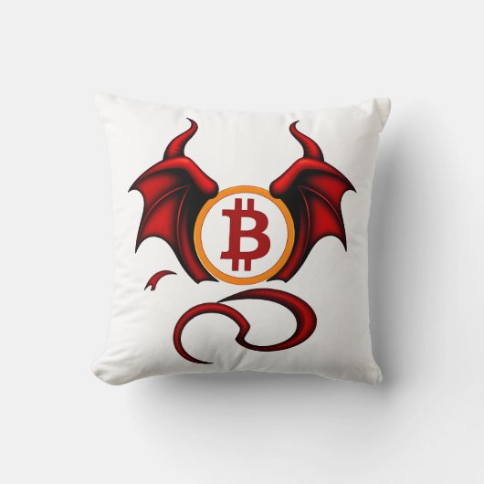 Bitcoin Teufel クッション (正面)