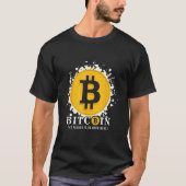 Bitcoin The Future Is In Your Hands Tシャツ (正面)