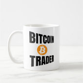 Bitcoin Trader Perspective コーヒーマグカップ (左)