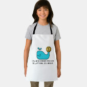 Bitcoin Whale Crypto Investor & BTC取引デザイン エプロン (インサイチュ)