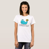 Bitcoin Whale Crypto Investor & BTC取引デザイン Tシャツ (正面フル)
