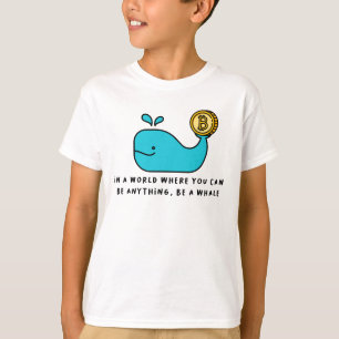 Bitcoin Whale Crypto Investor & BTC取引デザイン Tシャツ