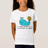 Bitcoin Whale T-Shirt Tシャツ (正面)
