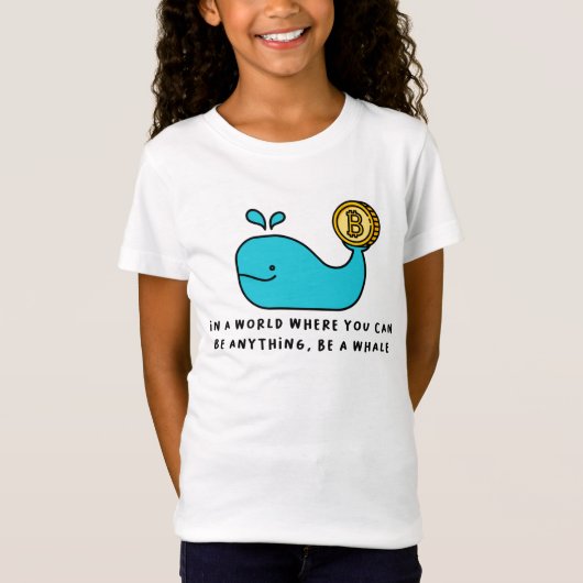 Bitcoin Whale T-Shirt Tシャツ (正面)