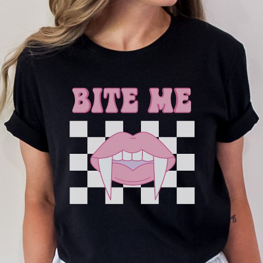 Bite おもしろい Me Shirt Gothic Tee Tシャツ