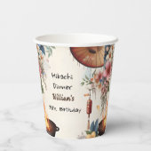 Bite Chef Bbq Sushi Hibachi 30歳日本の誕生日 紙コップ (裏面)