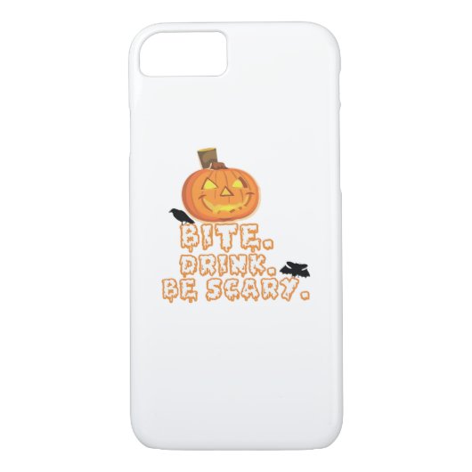 Bite Drink Be Scary Halloween Case-Mate iPhoneケース (裏面)
