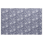 BITE MEの蘭とバラINDIGO ファブリック (ファットクウォーター)