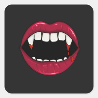 Bite Meステッカー スクエアシール