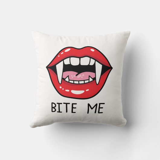 Bite me  クッション (裏面)