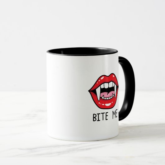 Bite me  マグカップ (正面右)