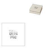 Bite Me ラバースタンプ (押印)