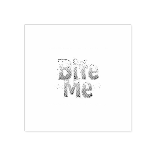 Bite Me ラバースタンプ (インプリント)