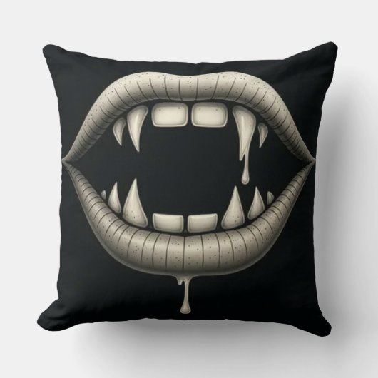 Bite Me Gothic Vampire クッション (正面)