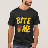 BITE ME  Retro Carnivorous Plants  Present Tシャツ (正面)