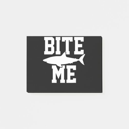 Bite Me - Shark Marine Biology Gift – 動物海 ポストイット (正面)