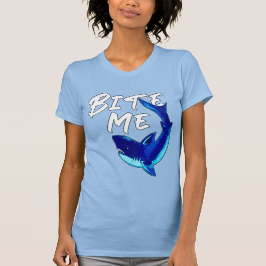 Bite Me - Shark Tシャツ (正面)