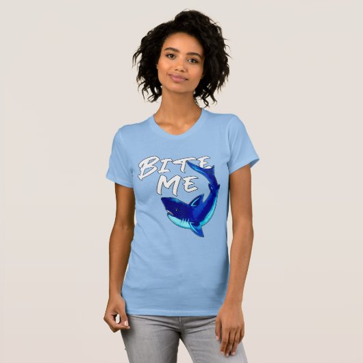 Bite Me - Shark Tシャツ (正面フル)