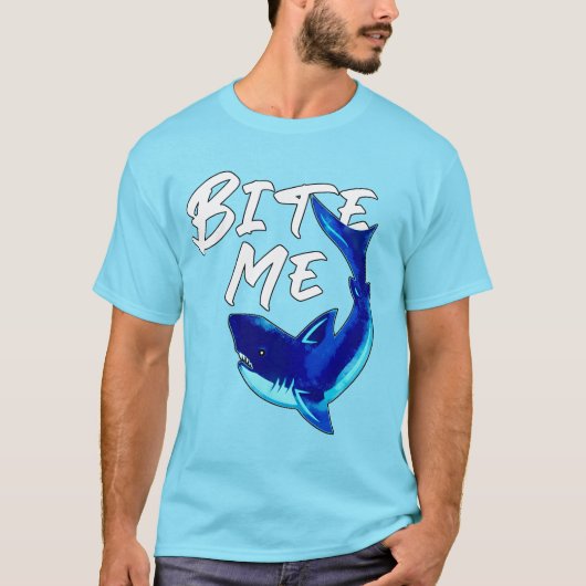 Bite Me - Shark Tシャツ (正面)