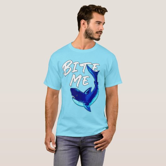 Bite Me - Shark Tシャツ (正面フル)