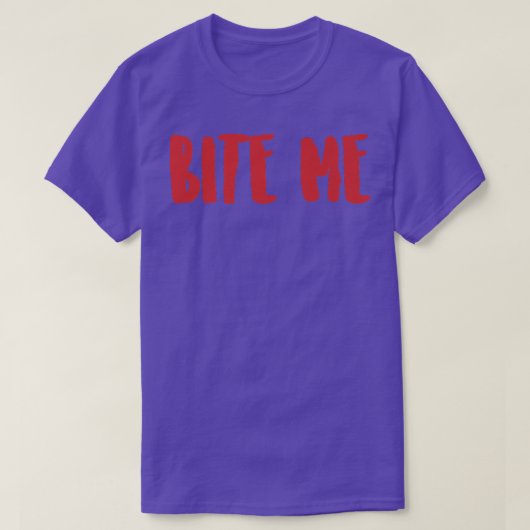 Bite Me Vampiresと魚釣り愛好家アンサンブル Tシャツ (デザイン正面)