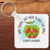 Bite the Apple キーホルダー (正面)