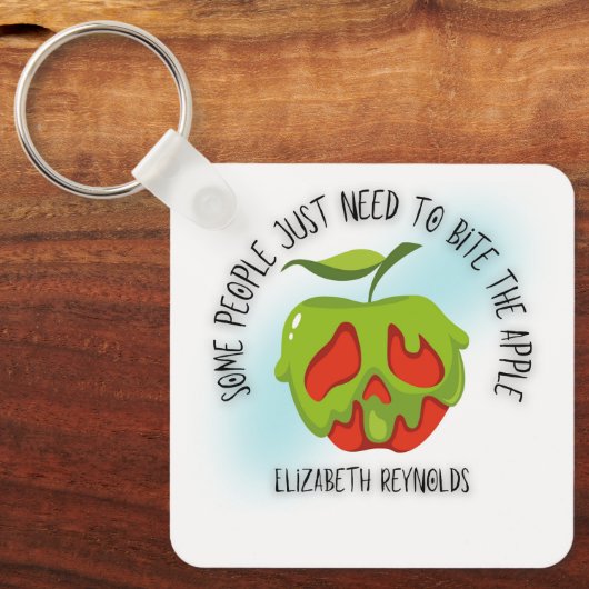 Bite the Apple キーホルダー (正面)