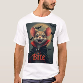 Bite – Vampire Mouse TinyFur Halloween Tee Tシャツ