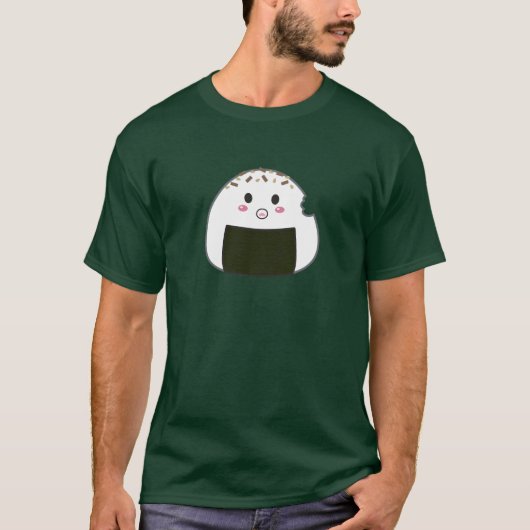 Bitemarkのかわいいの"Onigiri"の米球 Tシャツ (正面)