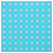 Bitesizeブルードーナツとフィリングターコイズ ファブリック (見本)