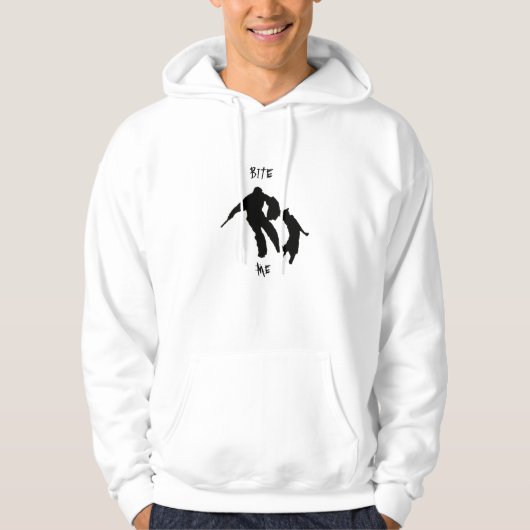 bitework、かみ傷、私 パーカ (正面)