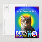 Bitey/Squeakersチケット(TM)はがき3 ポストカード (正面/裏面)