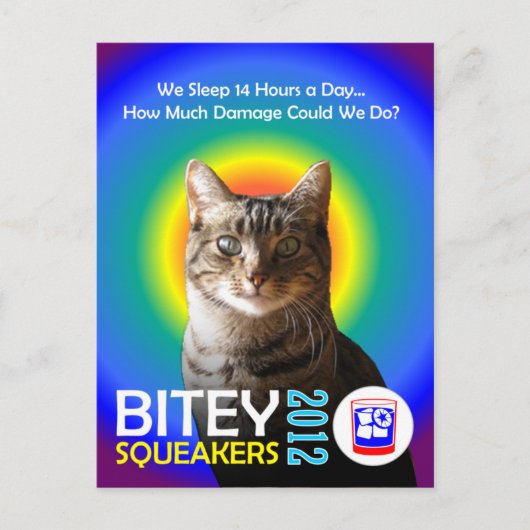 Bitey/Squeakersチケット(TM)はがき3 ポストカード (正面)