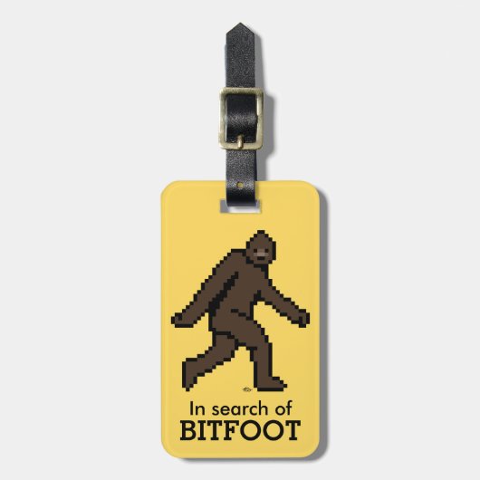 Bitfoot (8ビットビッグフット) ラゲッジタグ (正面縦)