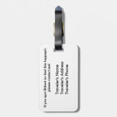 Bitfoot (8ビットビッグフット) ラゲッジタグ (裏面縦)