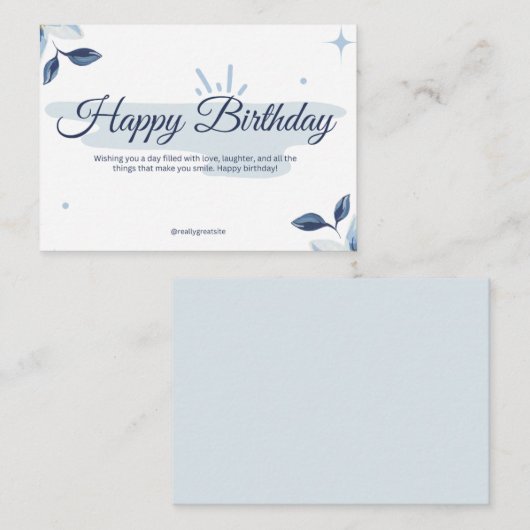 Bithday Cards ノートカード (正面/裏面)