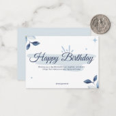 Bithday Cards ノートカード (正面/裏面インサイチュ)