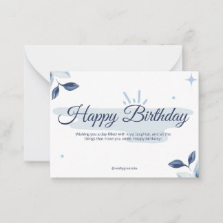 Bithday Cards ノートカード