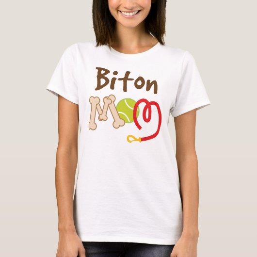Biton犬の品種お母さんのギフト Tシャツ (正面)