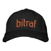 Bitraf - brodert cap 刺繍入りキャップ (正面)