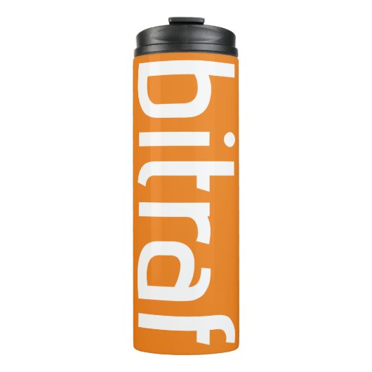 Bitraf - termokopp enkelロゴ タンブラー (正面)