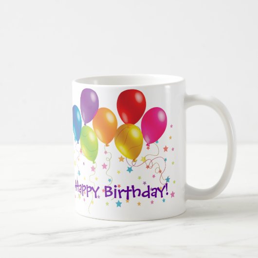 Bitrhdayの極度の陽気で幸せなマグ コーヒーマグカップ (右)