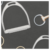 BitsとStirrups Equestrian （大規模） ファブリック (クローズアップ)