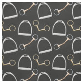 BitsとStirrups Equestrian （小規模） ファブリック (見本)