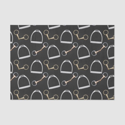 BitsとStirrups Equestrian 薄葉紙 (正面)