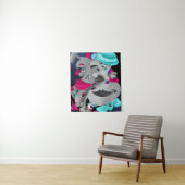 Bits & Pieces - Surreal Jigsaw顔アートワーク タペストリー (インサイチュ)