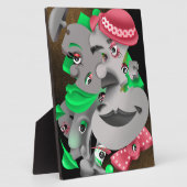 Bits & Pieces - Surreal Jigsaw顔アートワーク フォトプラーク (側面)