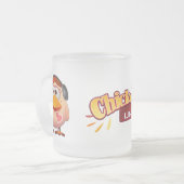 Bitsyの曇らされたガラスのマグ フロストグラスマグカップ (正面左)