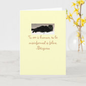 Bitsywooの中心の哲学カード カード (黄色い花)