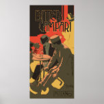 Bitter Campari by Adolfo Hohenstein ポスター<br><div class="desc">Bitter Campari by Adolfo Hohenstein - Vintage Art</div>